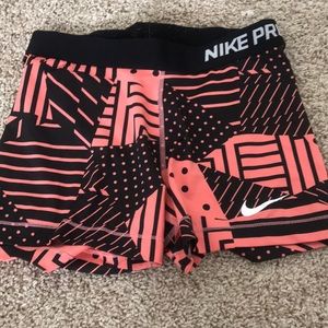 nike pro compression shorts - size L!